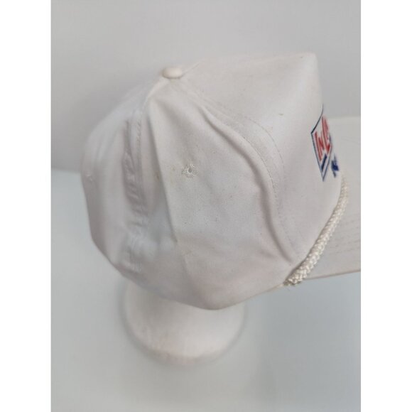 In Liner USA Reynolds Inc Men White Wide Brim Braid Adj Snapback Cap Hat - Picture 5 of 9